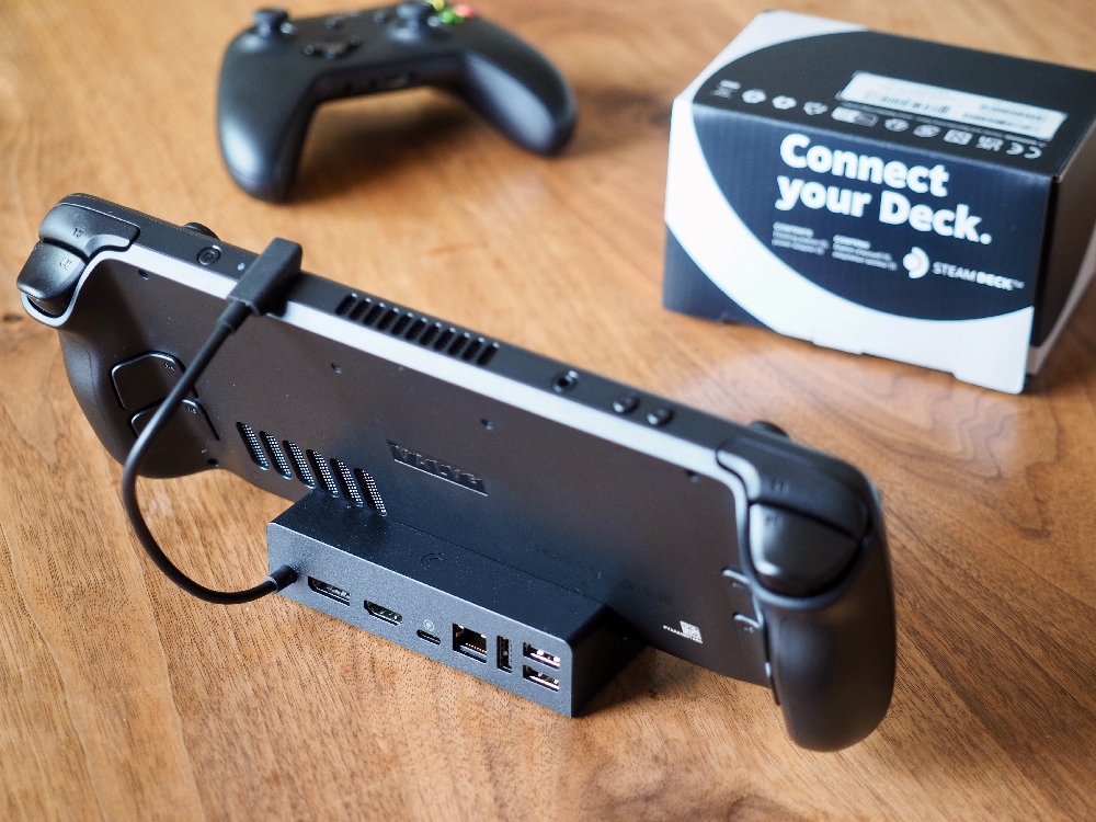 Steam Deck Dock 純正 Valve スチーム ハンドヘルド ゲーム Steam Deck
