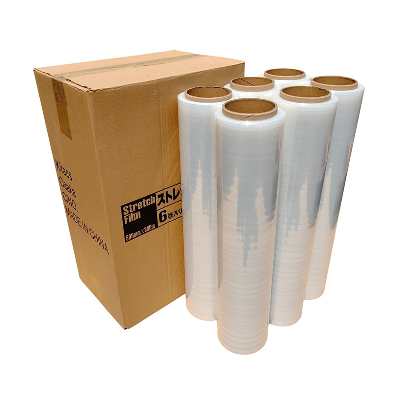 株式会社キラックス ストレッチフィルム 500mm×300m 1本（ご注文単位6