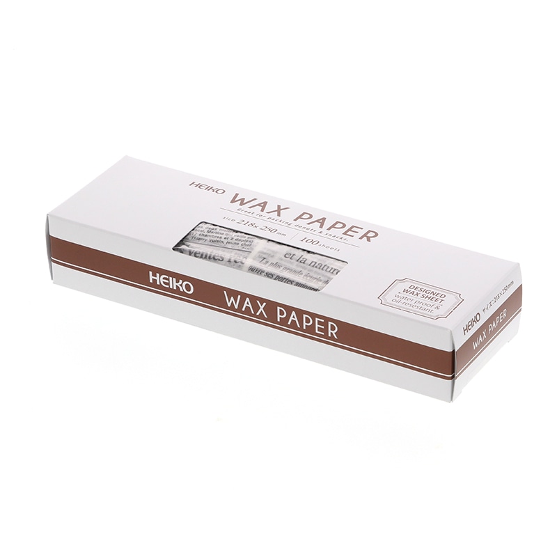 HEIKO ワックスペーパー ニュースレター黒 218×250mm 100枚/個