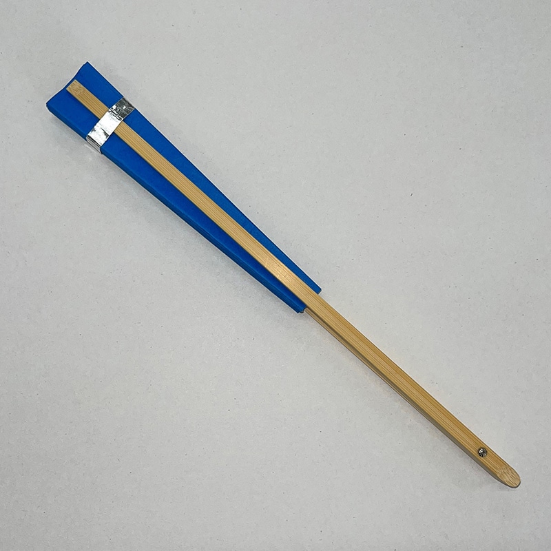 ゴークラ カラー扇子 9寸 11間 青 CS-2 1本（ご注文単位10本）【直送品