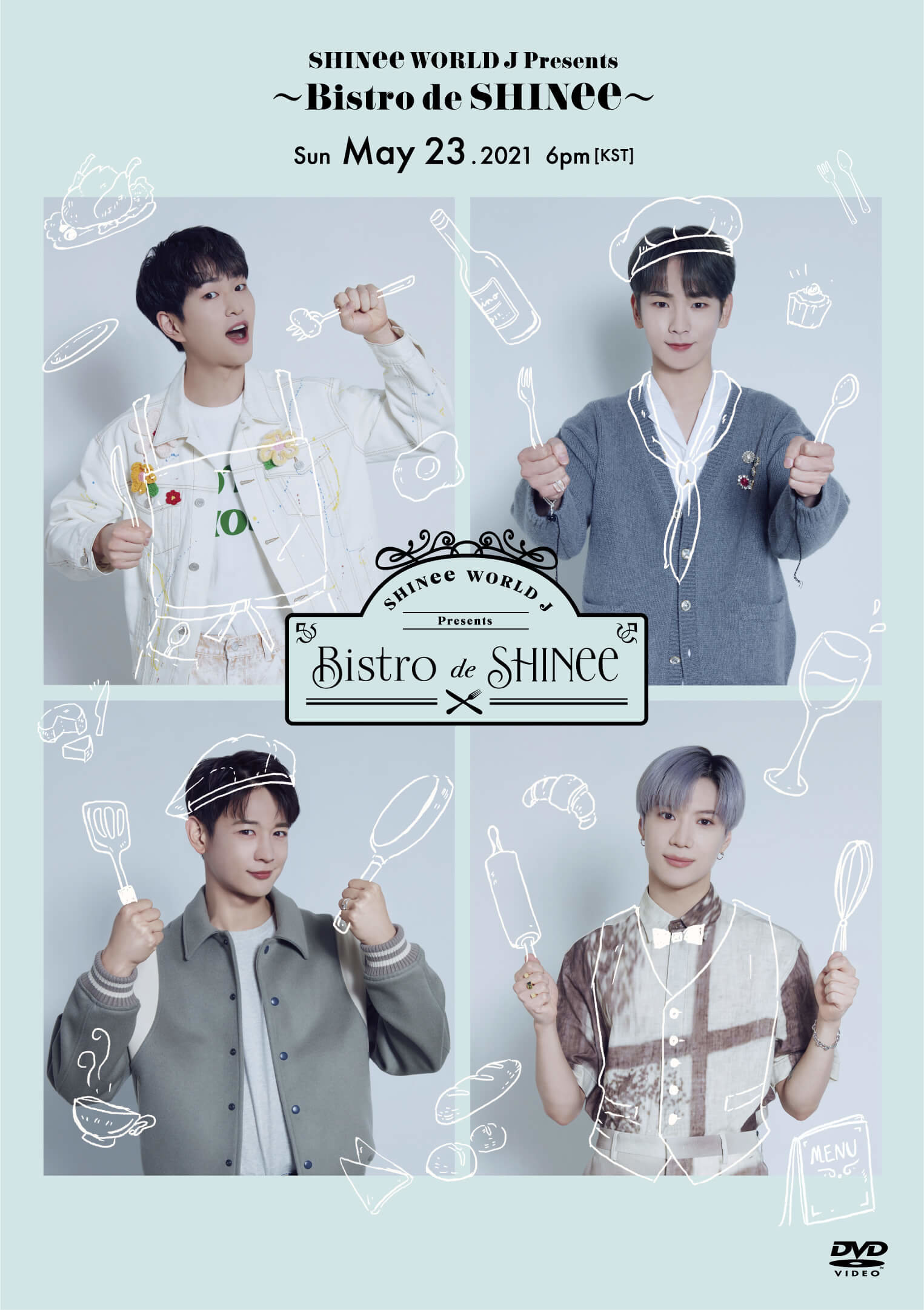 Blu-ray&DVD「SHINee WORLD J Presents ～Bistro de SHINee