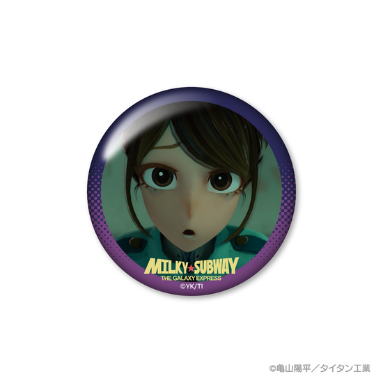 アニメ『銀河特急 ミルキー☆サブウェイ』缶ミラー（リョーコ