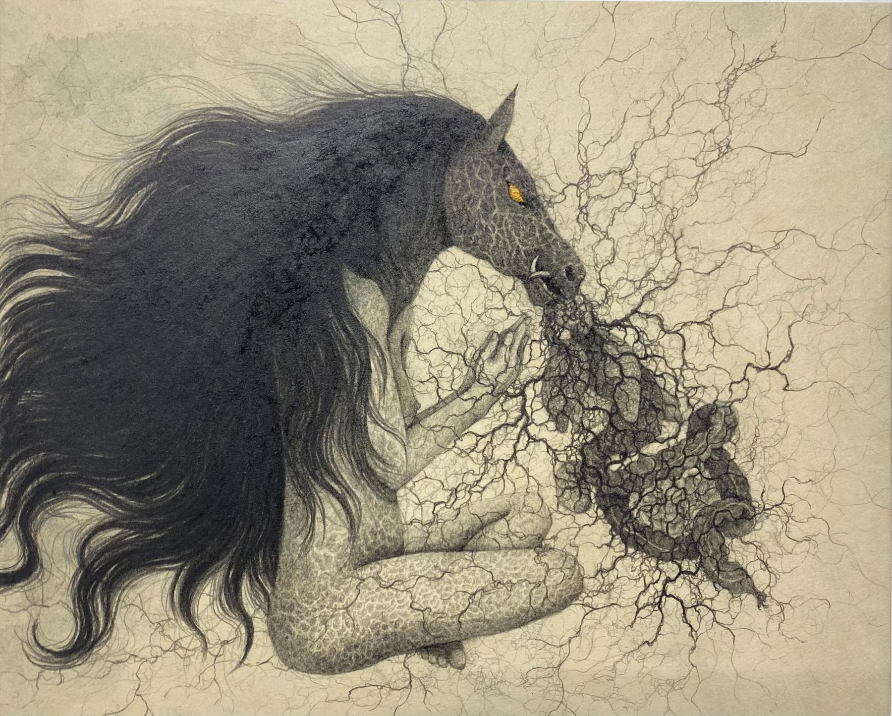 呉 亜沙＋箕輪千絵子 “Drawing” – 不忍画廊｜SHINOBAZU GALLERY