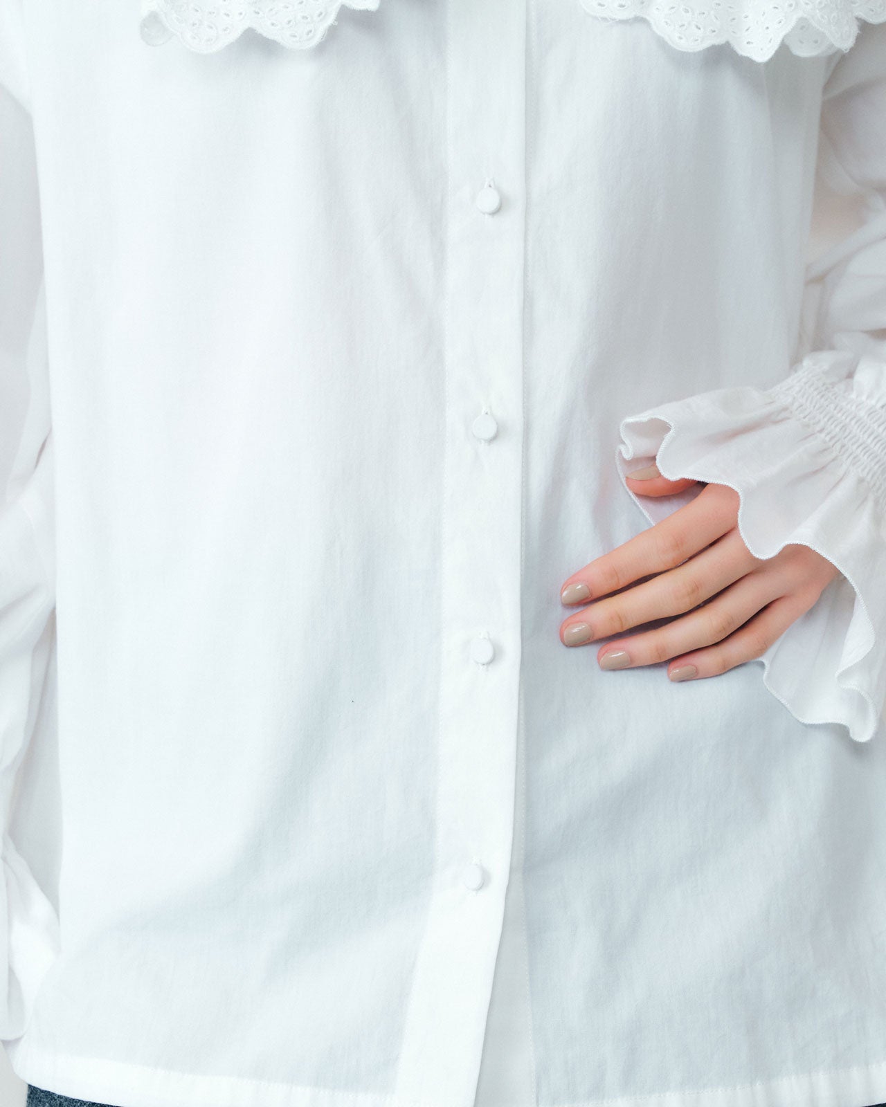 LACE COLLAR BLOUSE – Shinzone