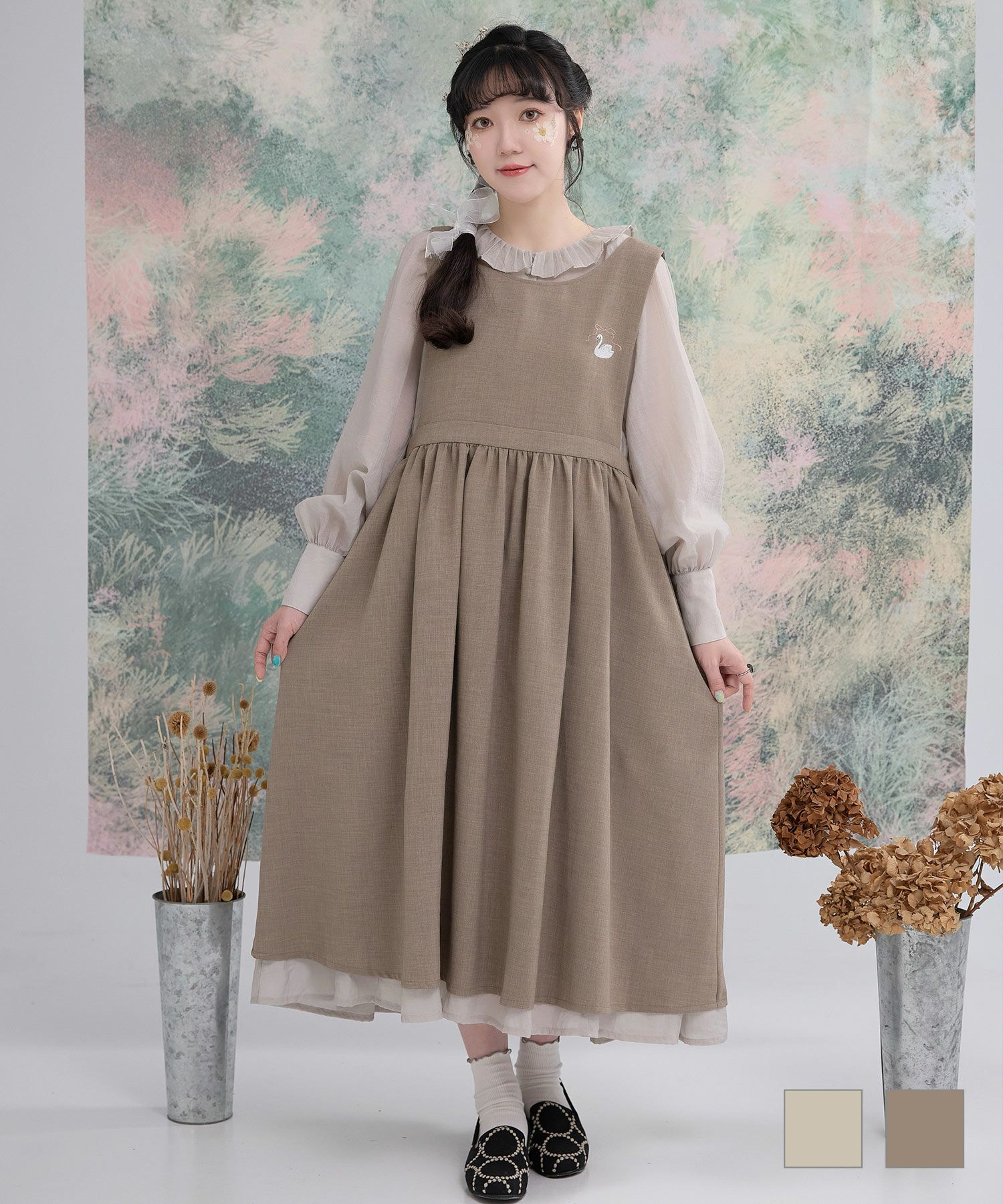 jane marple Here's to the poet エプロンワンピース jane marple