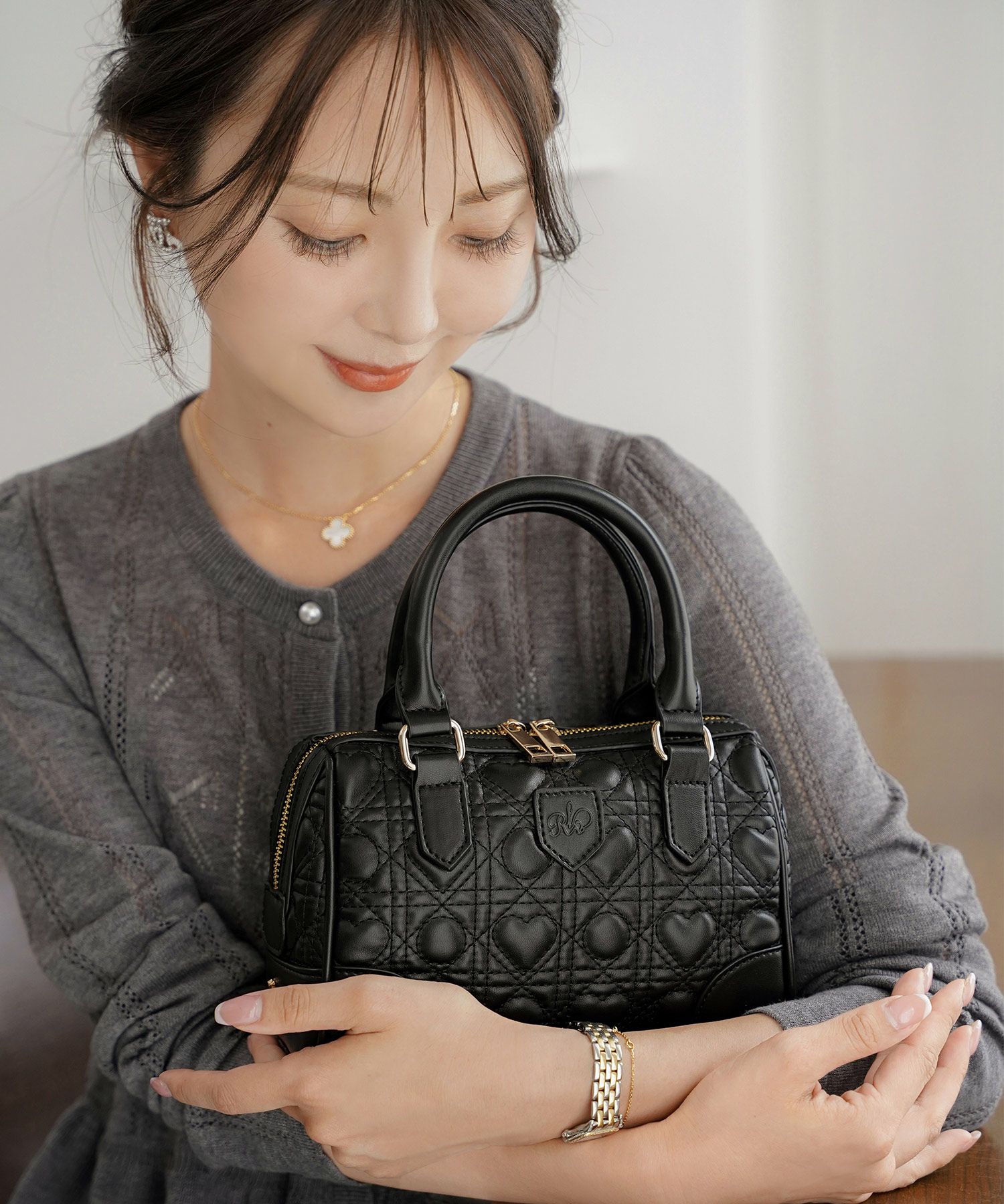 junjun マイリトルテイラー パッチワーク ボストンバッグ junjun 様