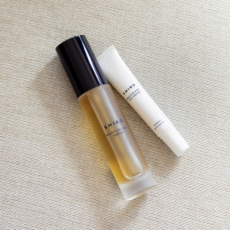 がごめ昆布 スキンケアキット（美容液＆アイクリーム） | SHIRO