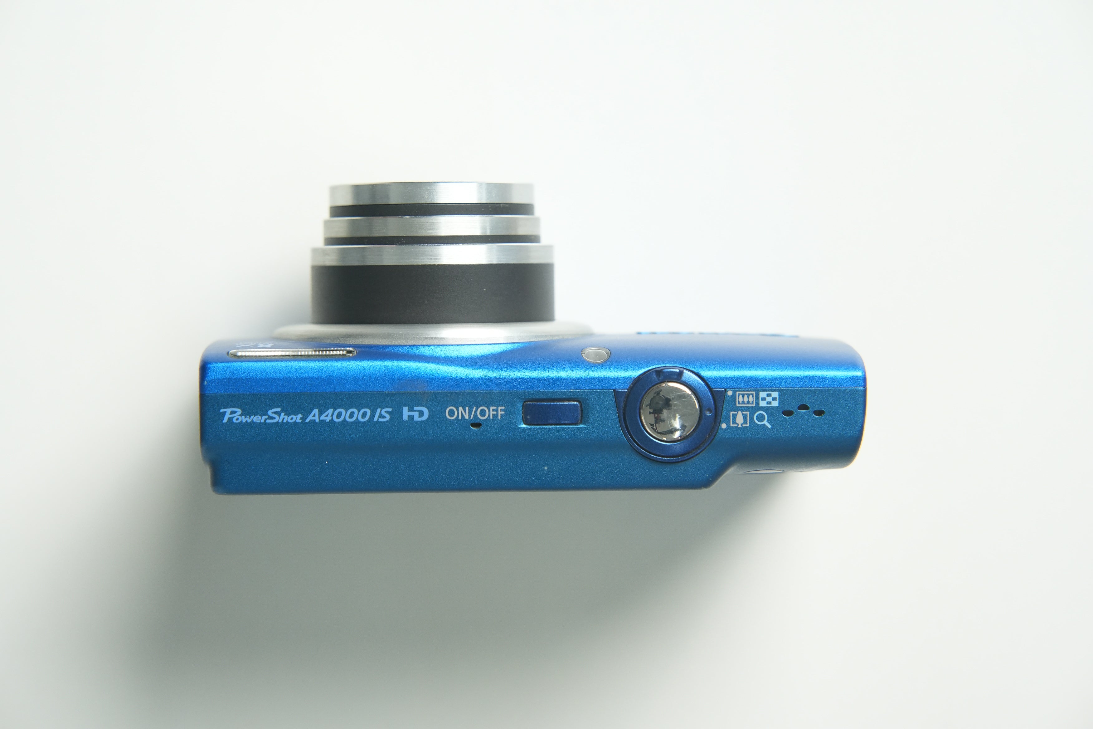 Canon PowerShot A4000IS Digital Camera - Matte Blue – ShutterHouse