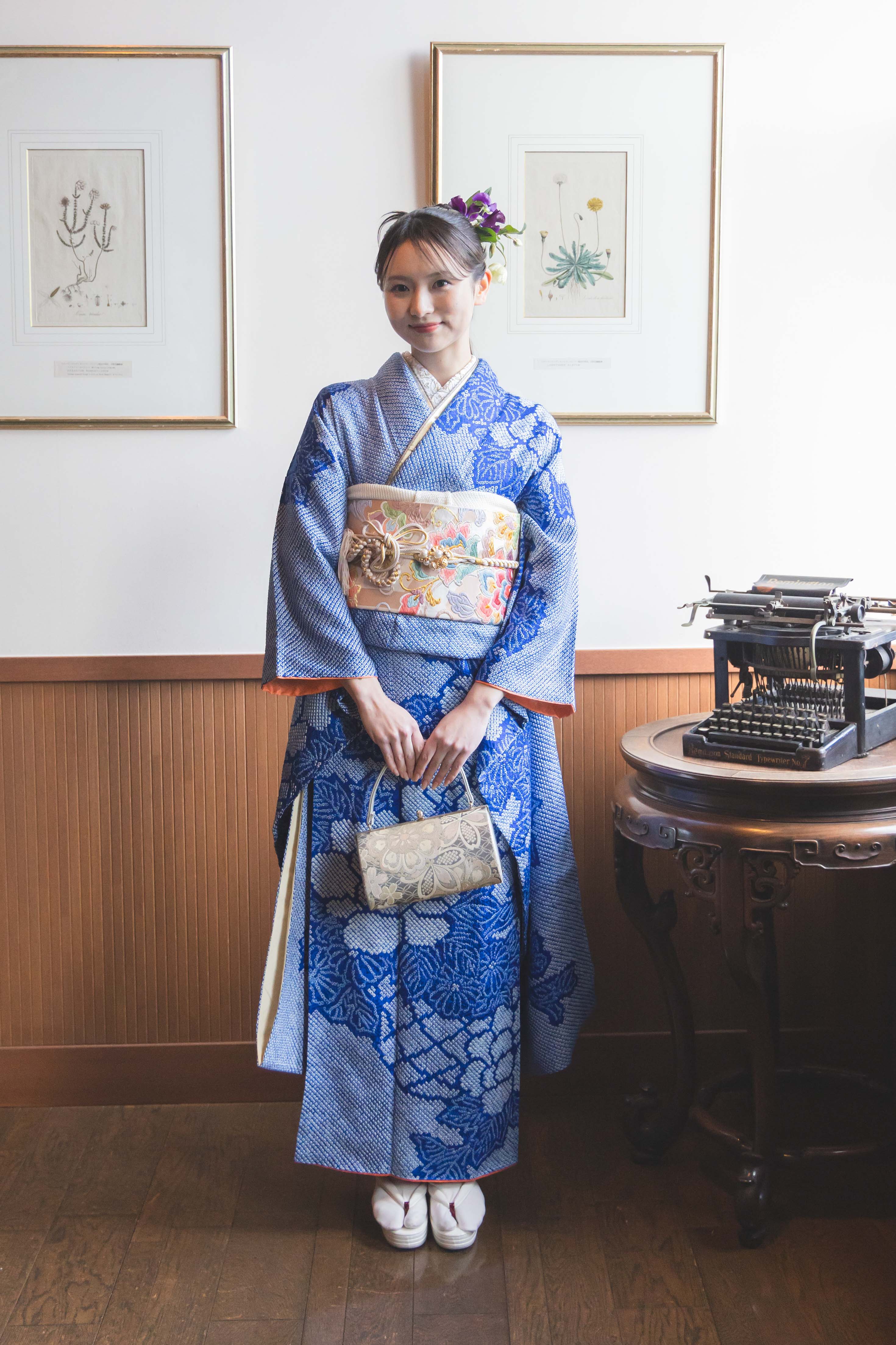 総絞り艶やか牡丹｜京都の成人式振袖・卒業式袴レンタル シュハリス