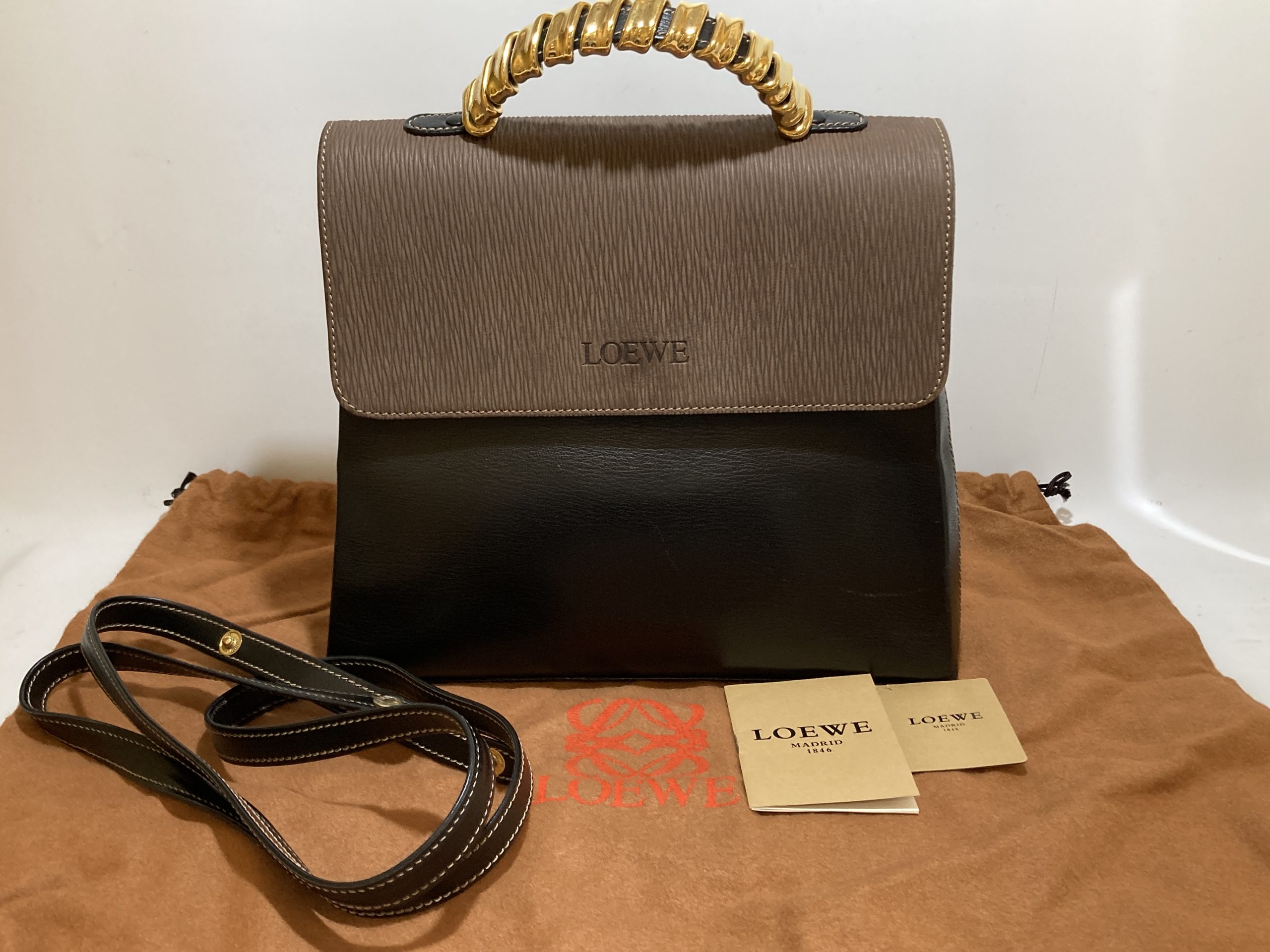 LOEWE ロエベ ベラスケス ハンドバッグ 買取 | 靴・バッグ(鞄)の修理