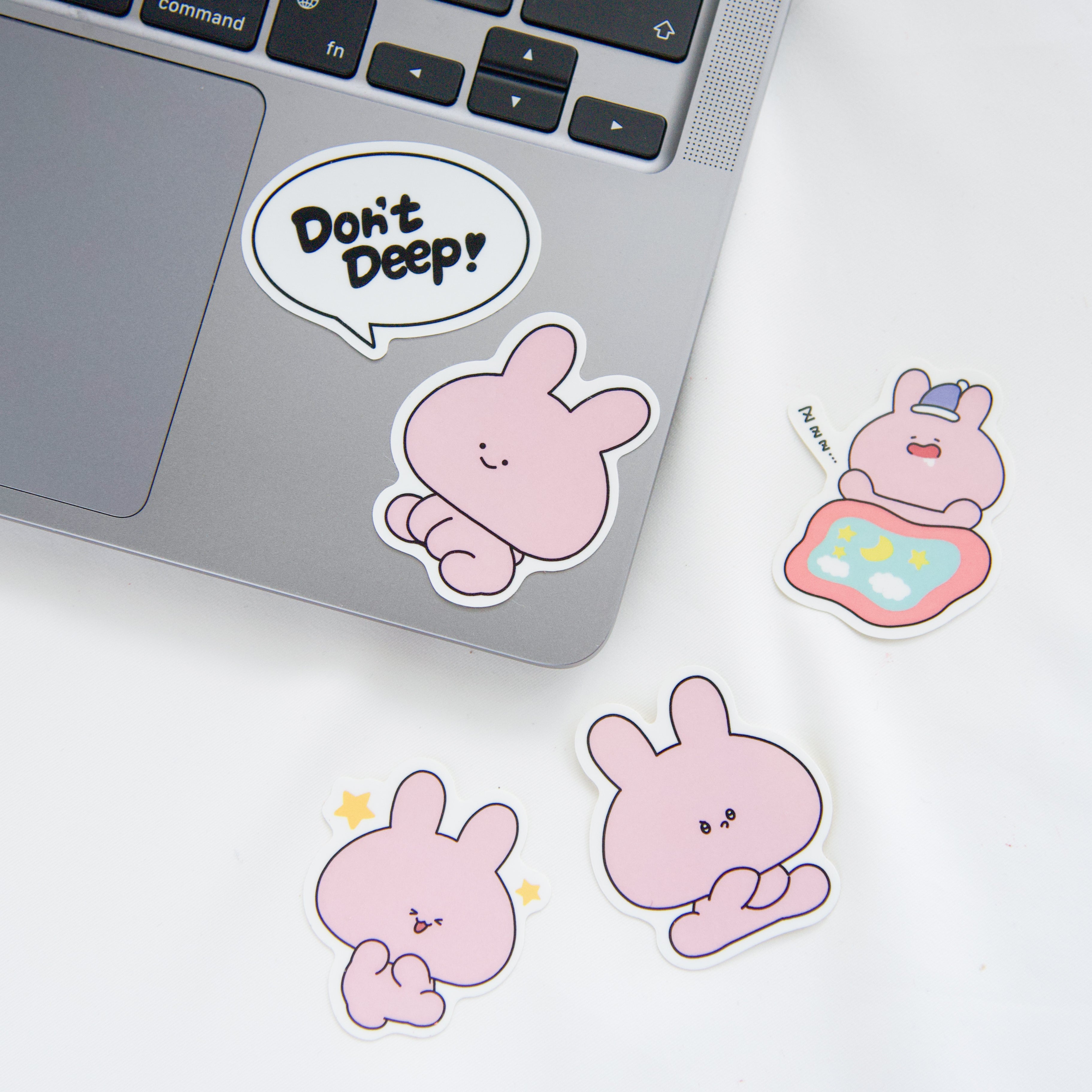 あさみみちゃん】BASICステッカー（5枚入り） – SimpleSideMascots