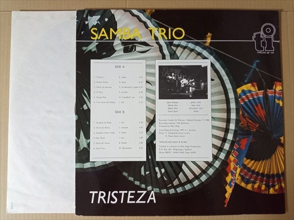 Samba Trio – Tristeza – s24464 – シエスタレコード