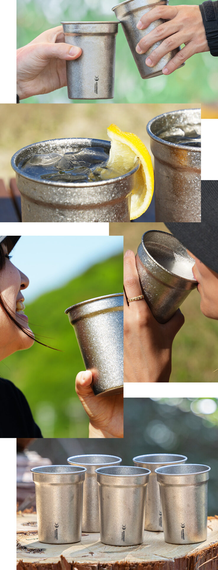 純チタン400ml結晶化ビアカップ – SilverAnt Outdoors Japan（シルバー