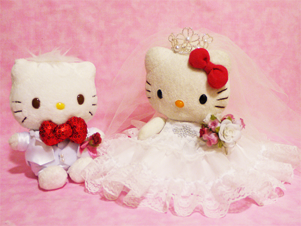 ハローキティ マスコット ウェディング 桂 キティちゃん ハローキティ