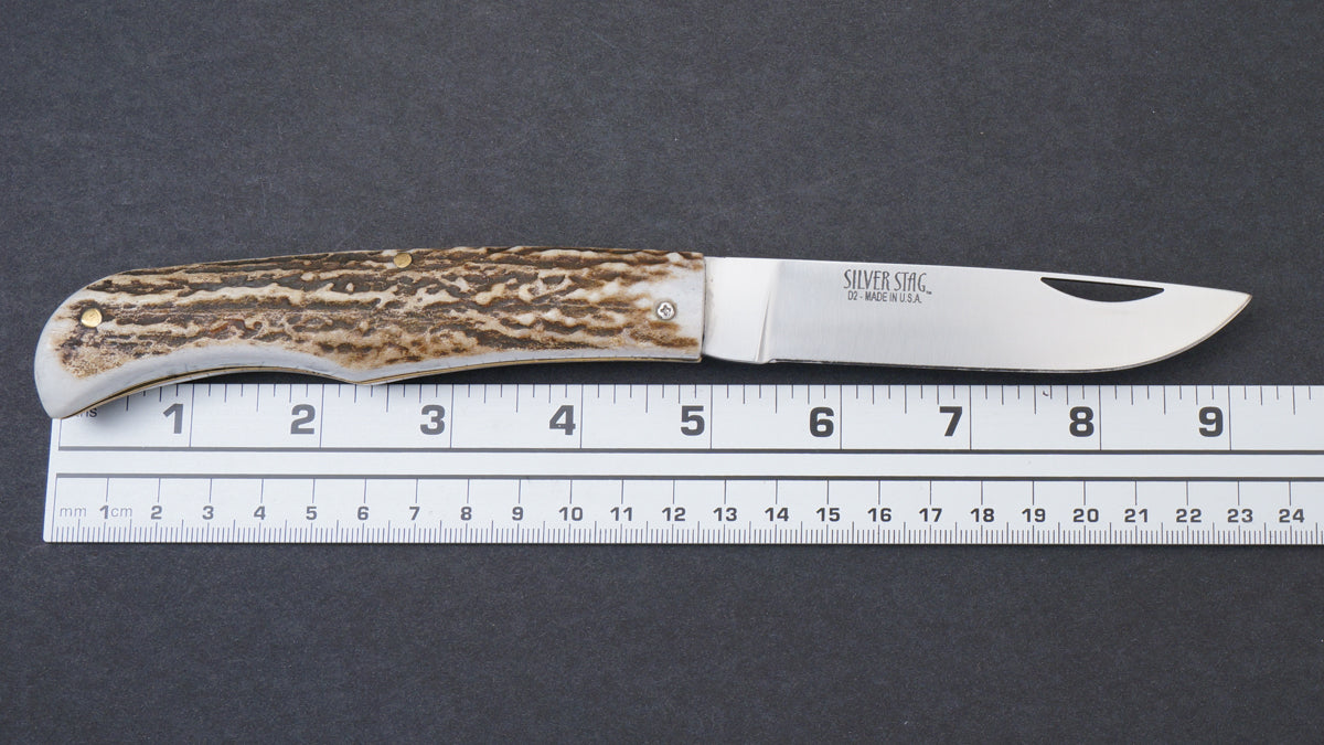 Large Notch Folder - FLN4.0 - Silver Stag Knives