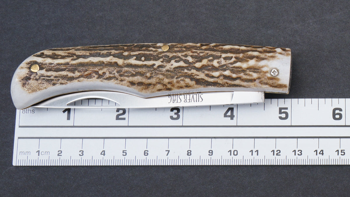 Large Notch Folder - FLN4.0 - Silver Stag Knives