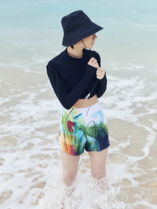 UN3D. - RASHGUARD / ラッシュガード (ブラック) / 水着 / スイム