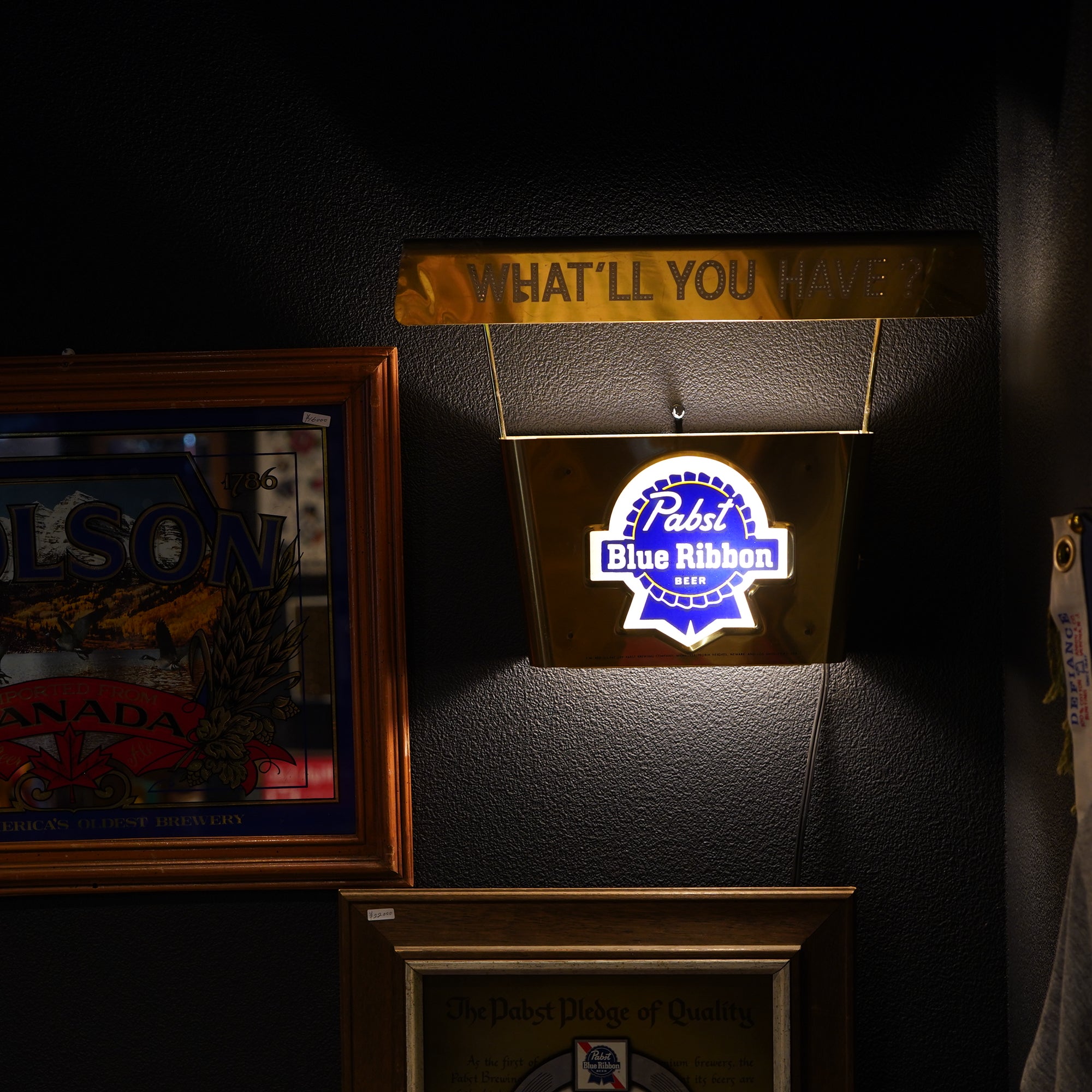 Pabst Blue Ribbon ライトサイン – SK OLDIES