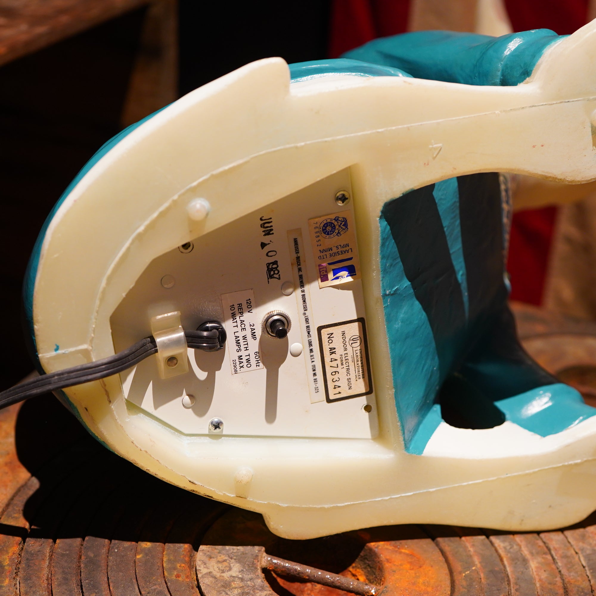 1987 Bud Light Spuds Mackenzie ランプ ライトサイン – SK OLDIES