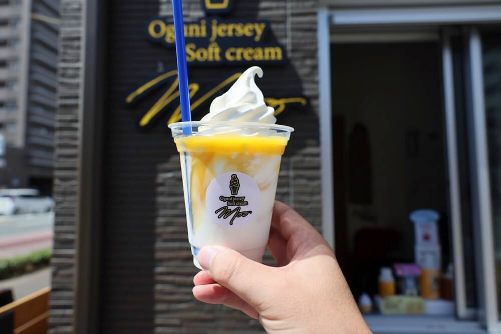 moo モー】駐車場はないけど熊本・藤崎宮の近くにおいしいソフト