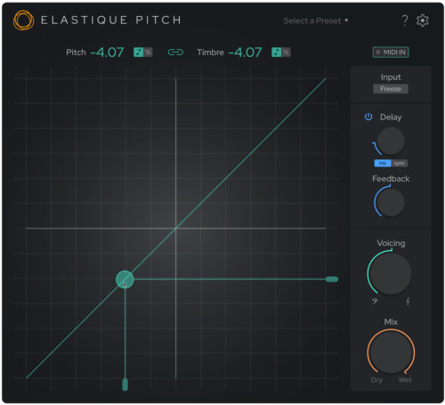 プラグイン・エフェクト 「ELASTIQUE PITCH 2」 | SONICWIRE