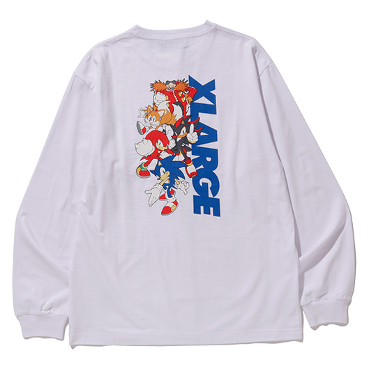 SEGA | ソニックチャンネル | XLARGE×SONIC ロングスリーブTシャツ