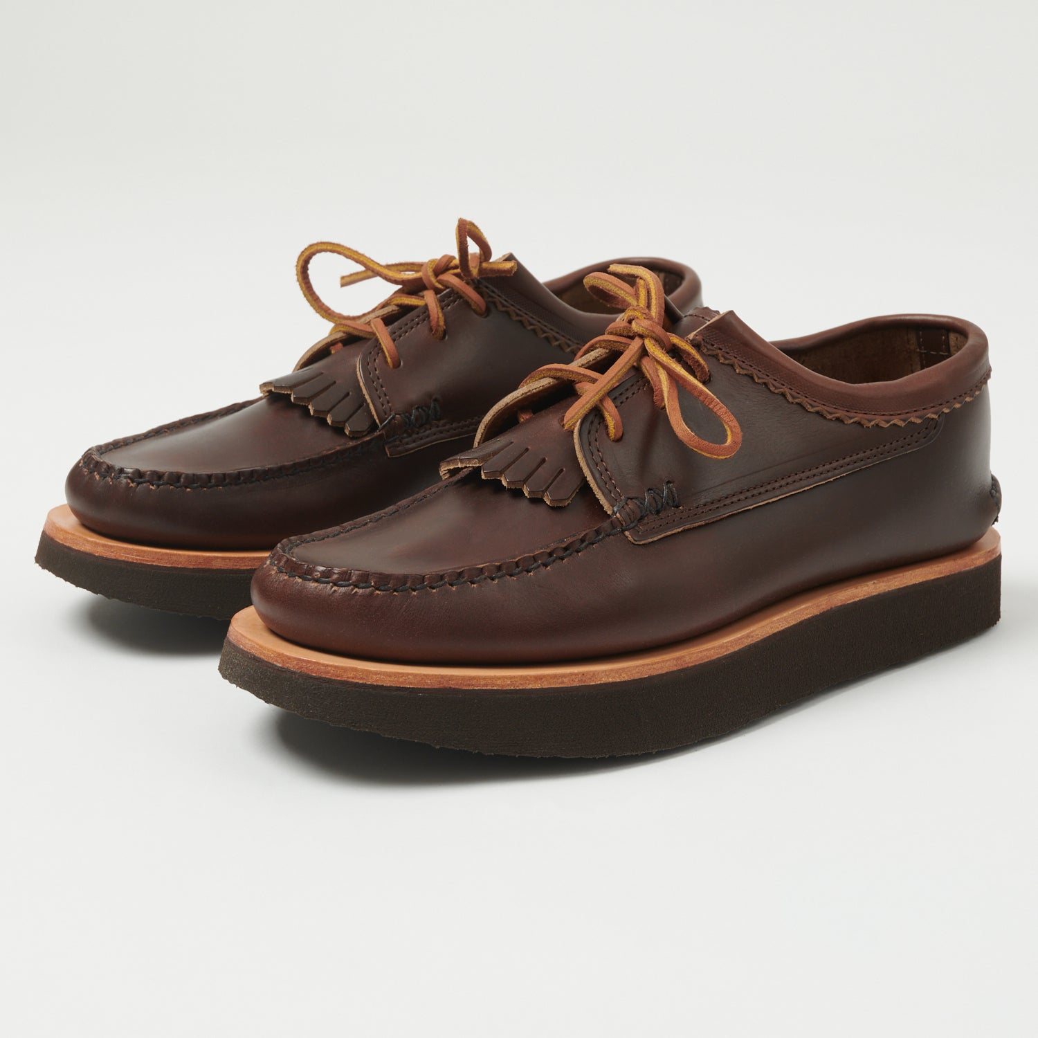Yuketen Maine Guide Ox DB Shoe - FO G Brown – SON OF A STAG