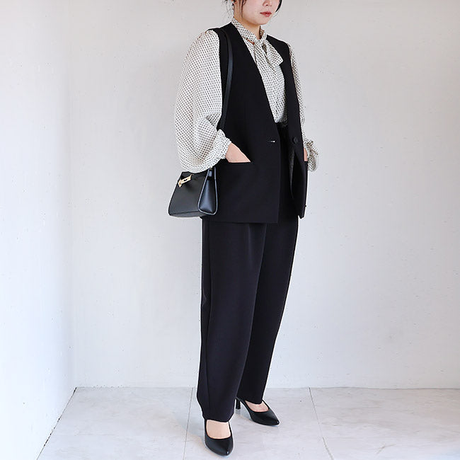 PASSIONE(パシオーネ) ジョーゼットリボンタイブラウス 516909 – Sonorite