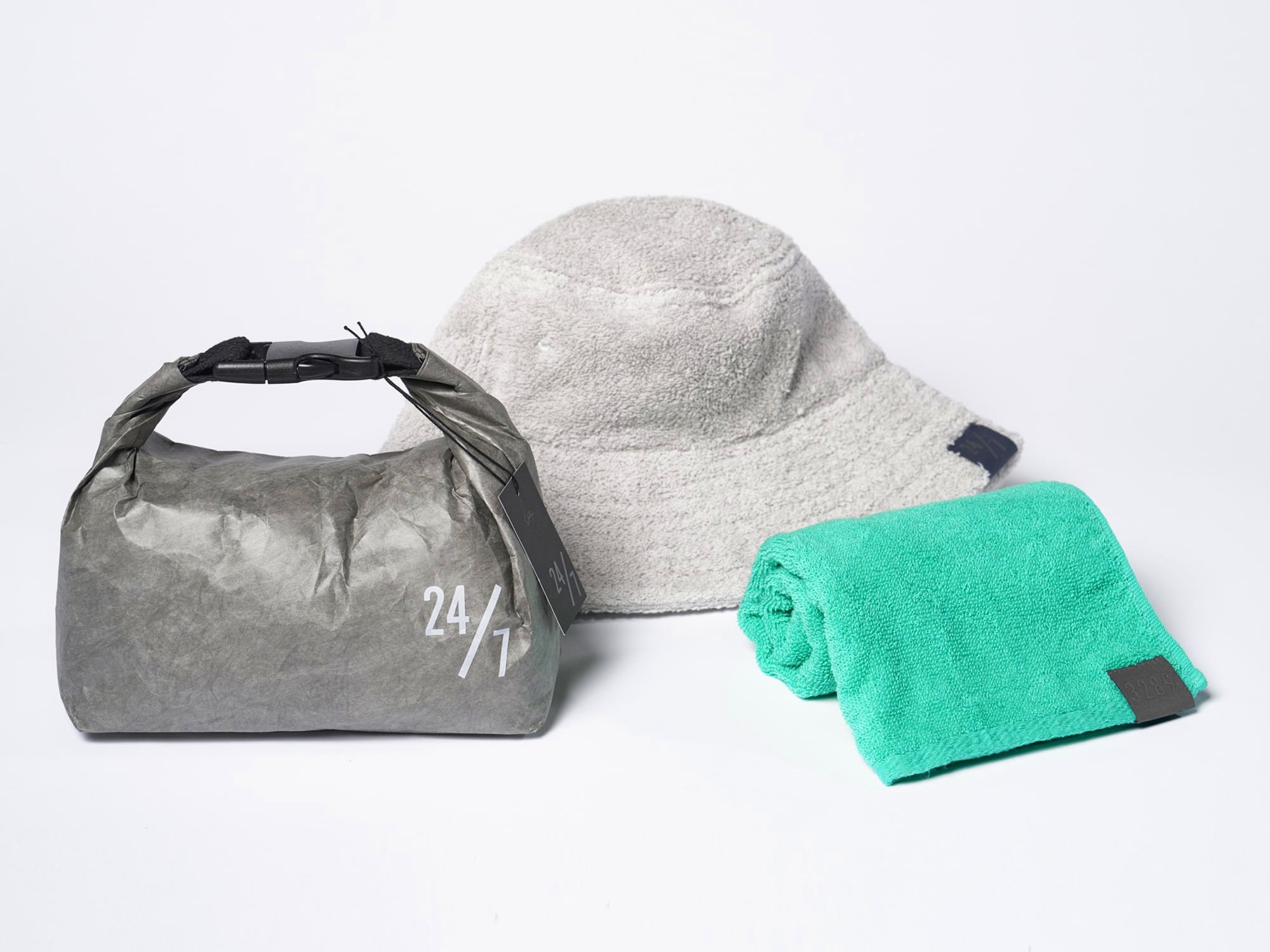 24/7 サウナセット（32×89 タオル+towel bucket+タイベック スタッフ