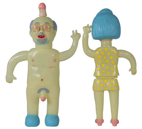 美術雑貨店VINYLにフィギュアイラストレーター・デハラユキノリ氏の気