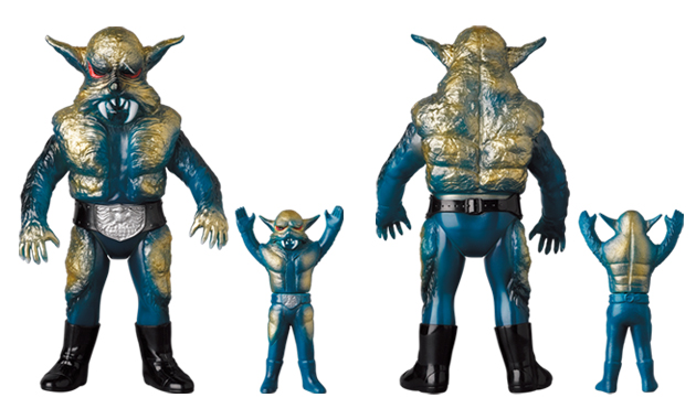 今月の「東映レトロ」は「ゾル大佐」「狼男」の新色がミニサイズ付きで