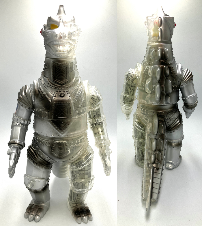 緊急告知！マルサン製「メカゴジラ2 450」が、シルバー彩色と蓄光メカ