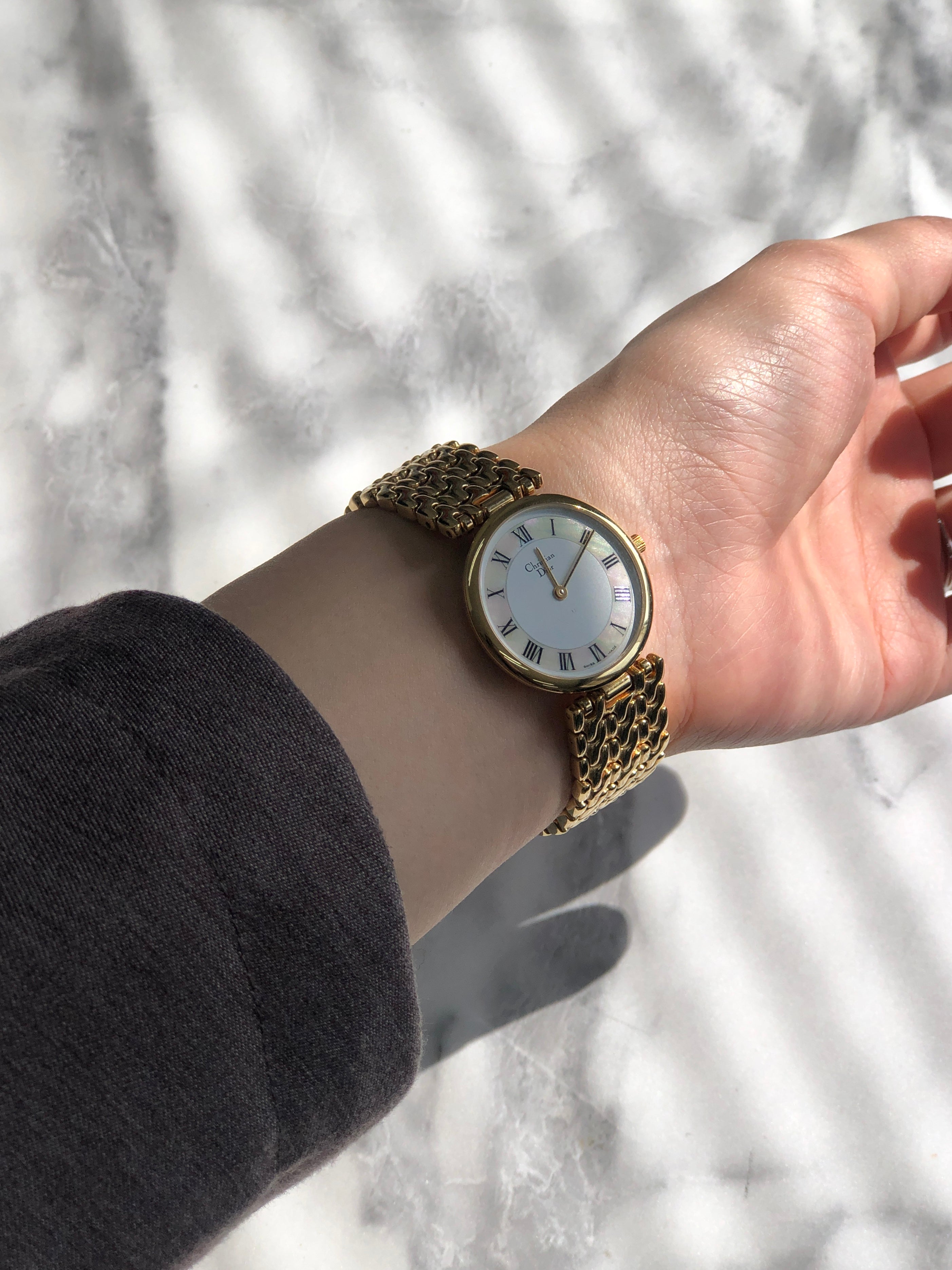 Christian Dior Watch Gold Vintage fcgx7z – VintageShop solo