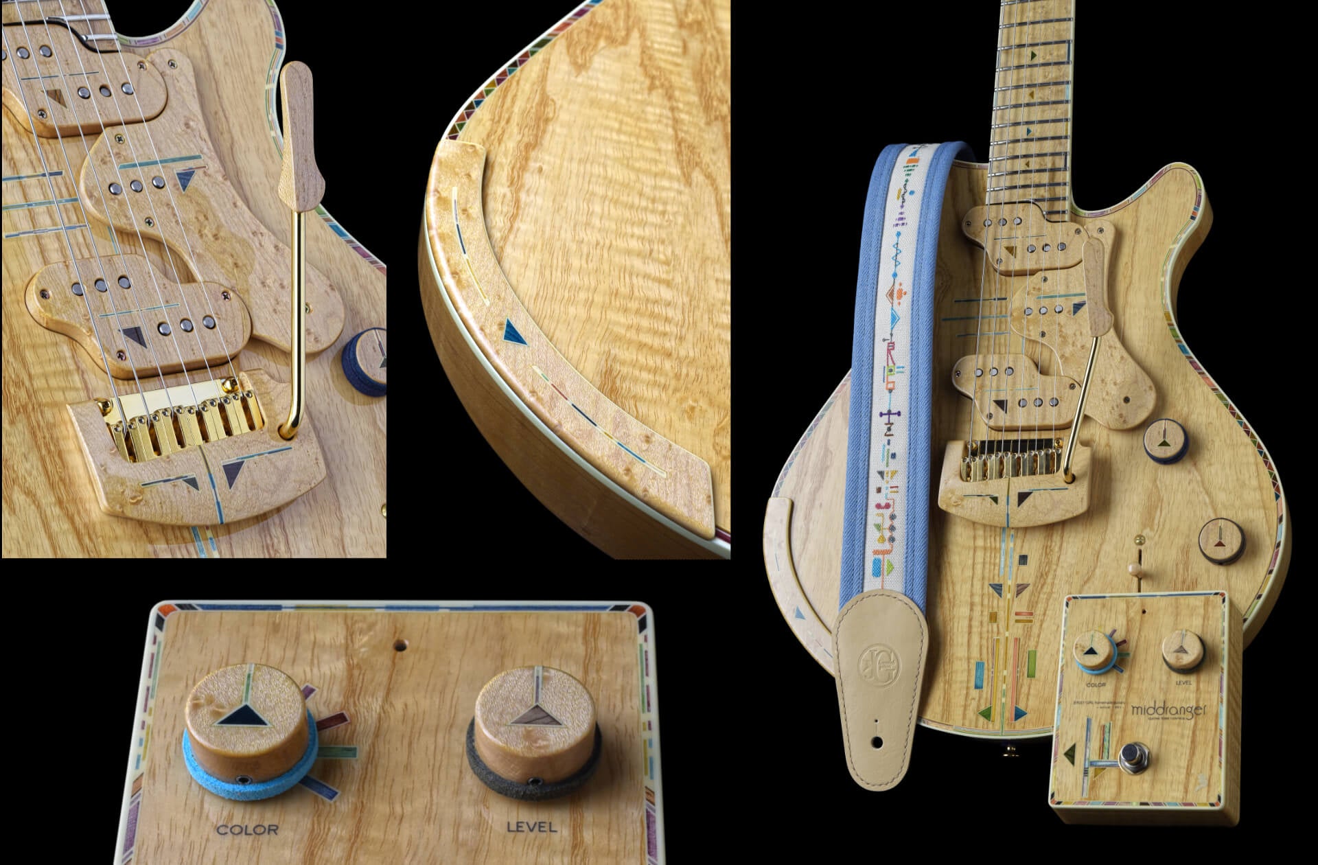 Jersey Girl Homemade Guitars Coota-Robitz 2025 - Ash / Figured