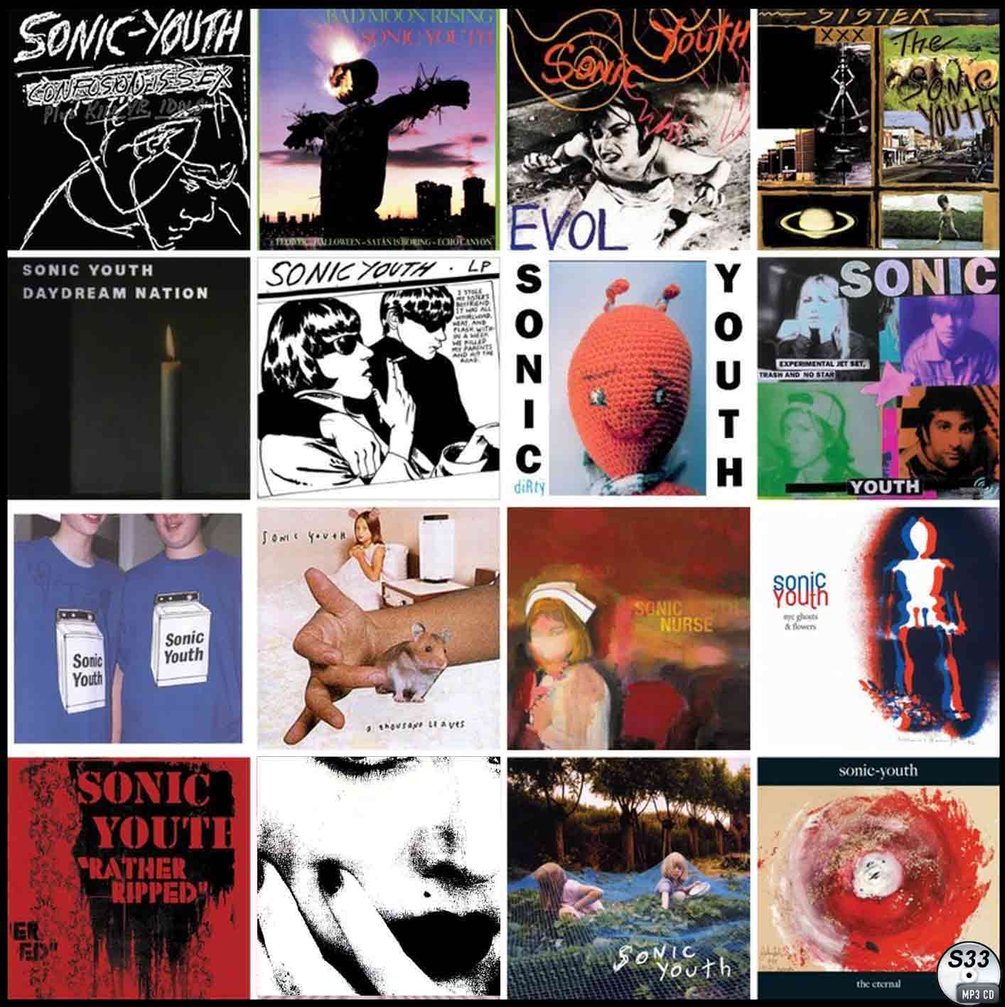 S33□ソニック・ユース Discography Sonic Youth MP3CD - souflesh