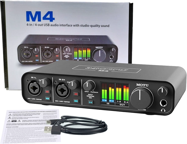 MOTU M4 Review - 4x4 Audio Interface with High-Quality DAC