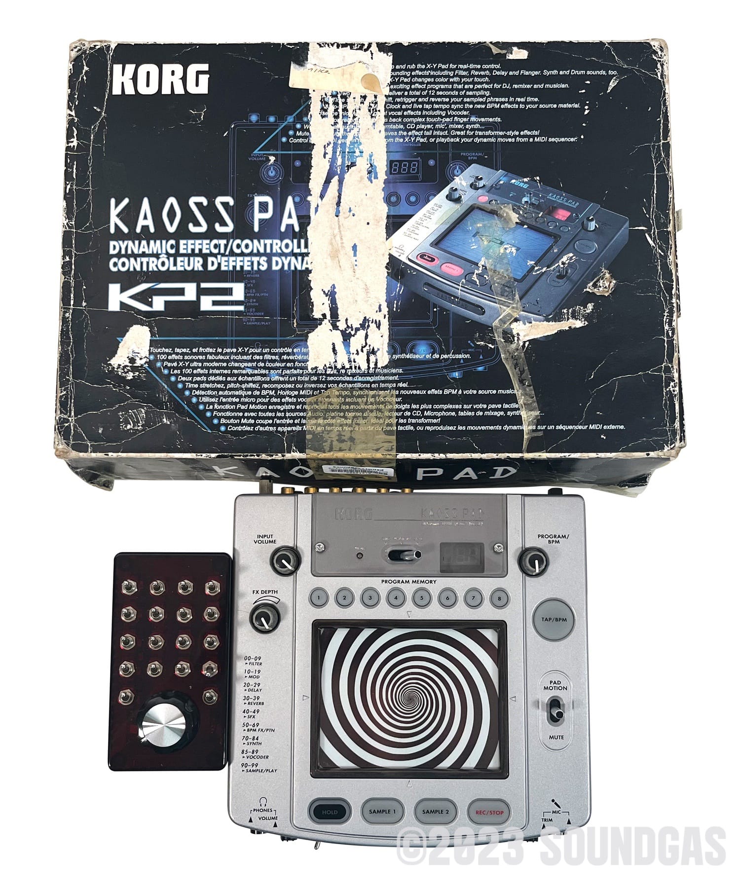 Korg Kaoss Pad KP-2 Circuitbent FOR SALE – Soundgas