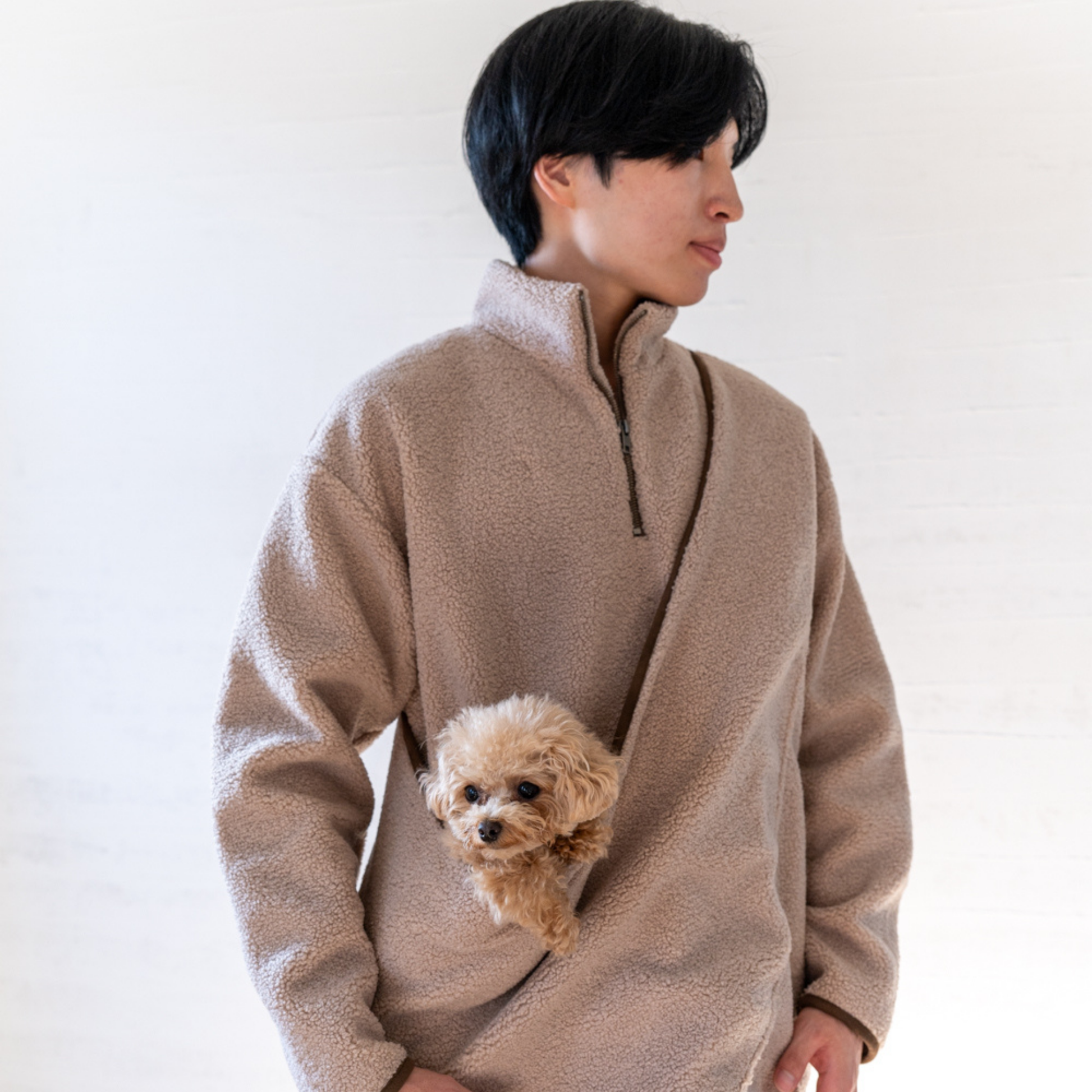FLUFFY HALF ZIP – SOY TEN APPAREL