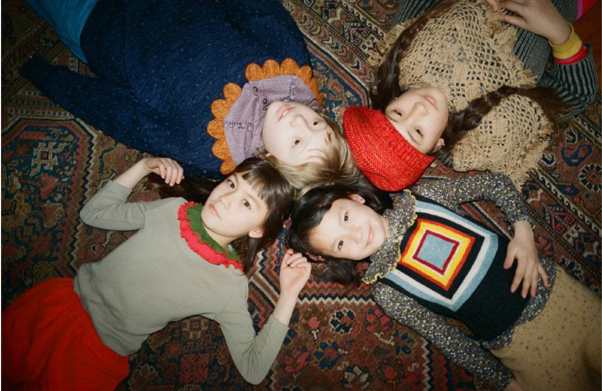 Misha&Puff+ Scallop Capelet - Periwinkle – slow. editions