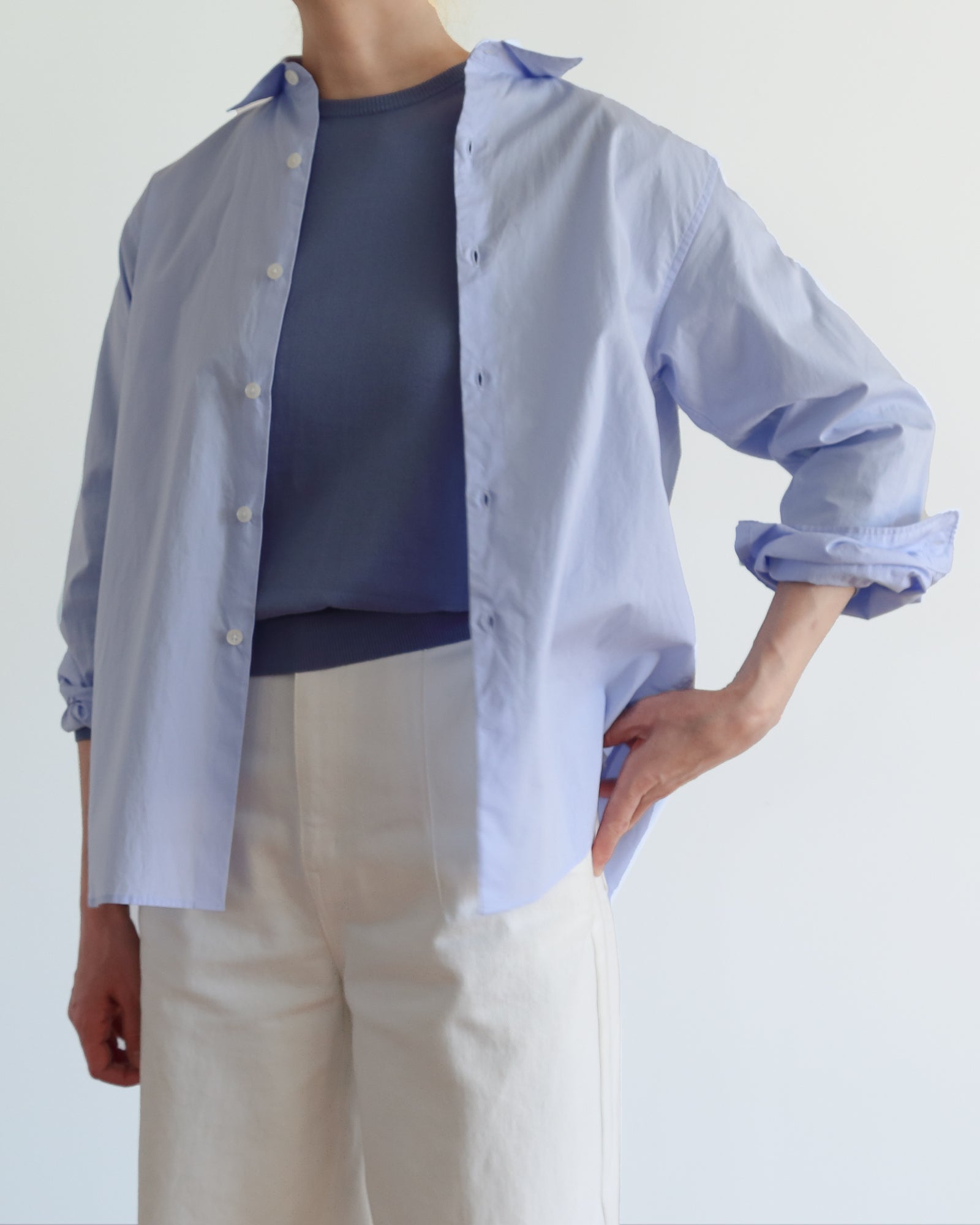 UNISEX】シーアイランドコットン レギュラーカラーシャツ SL8S-S672