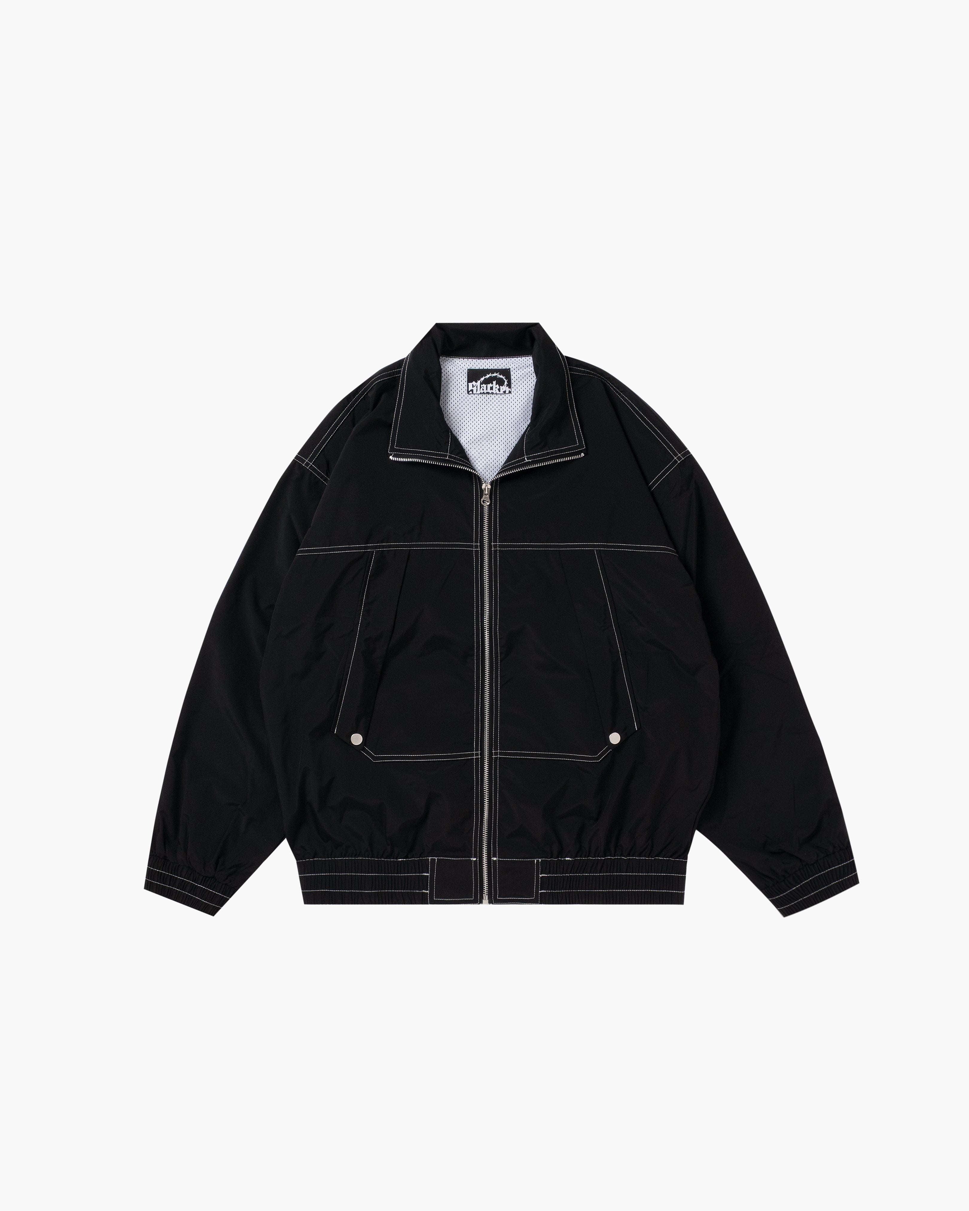 Tech Nylon Jacket Black – Slacker