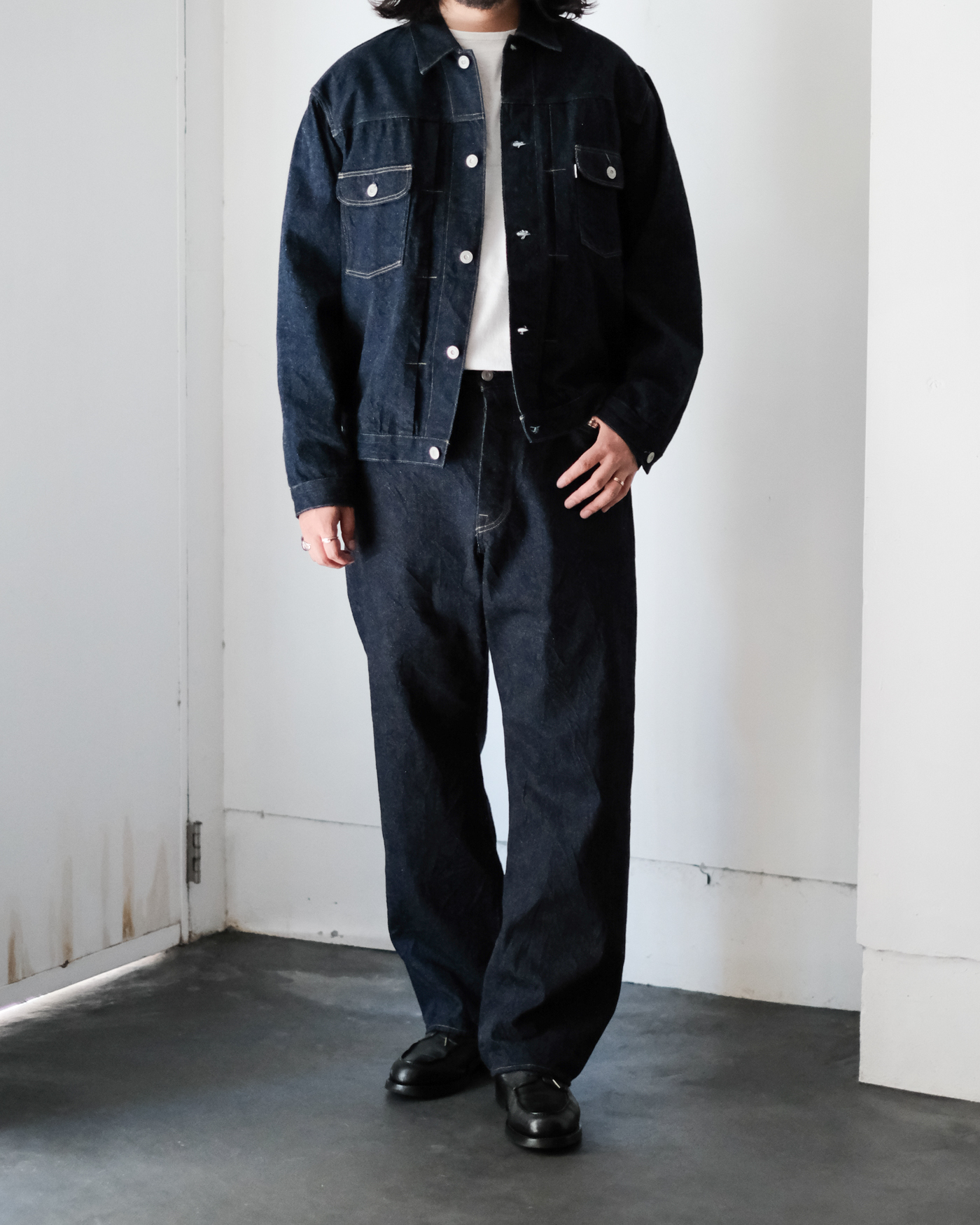 CLASSIC JEANS (Wide) col.Indigo - Sleepy PEOPLE | スリーピーピープル