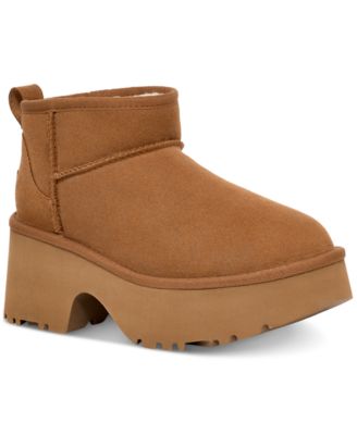 UGG® Women's Classic Ultra Mini New Heights Boots - Macy's