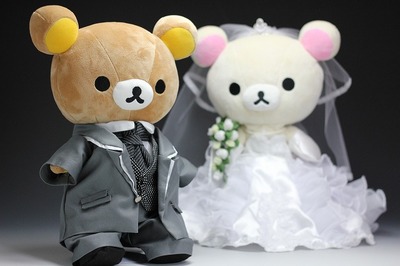 リラックマとコリラックマのウェルカムドール、結婚式報告 | スモール
