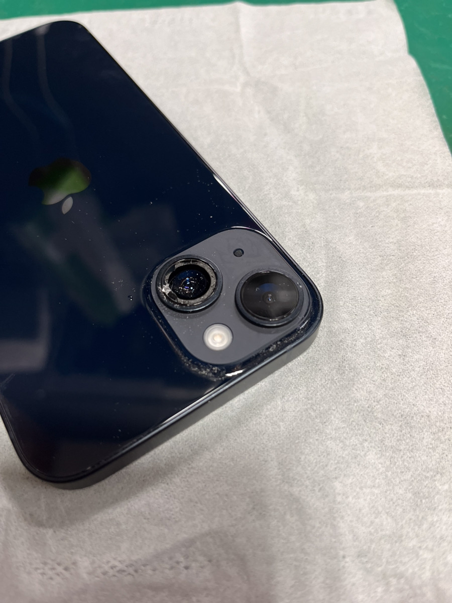 iPhone 14】カメラレンズ割れ-スマホクリニック nonowa武蔵小金井店