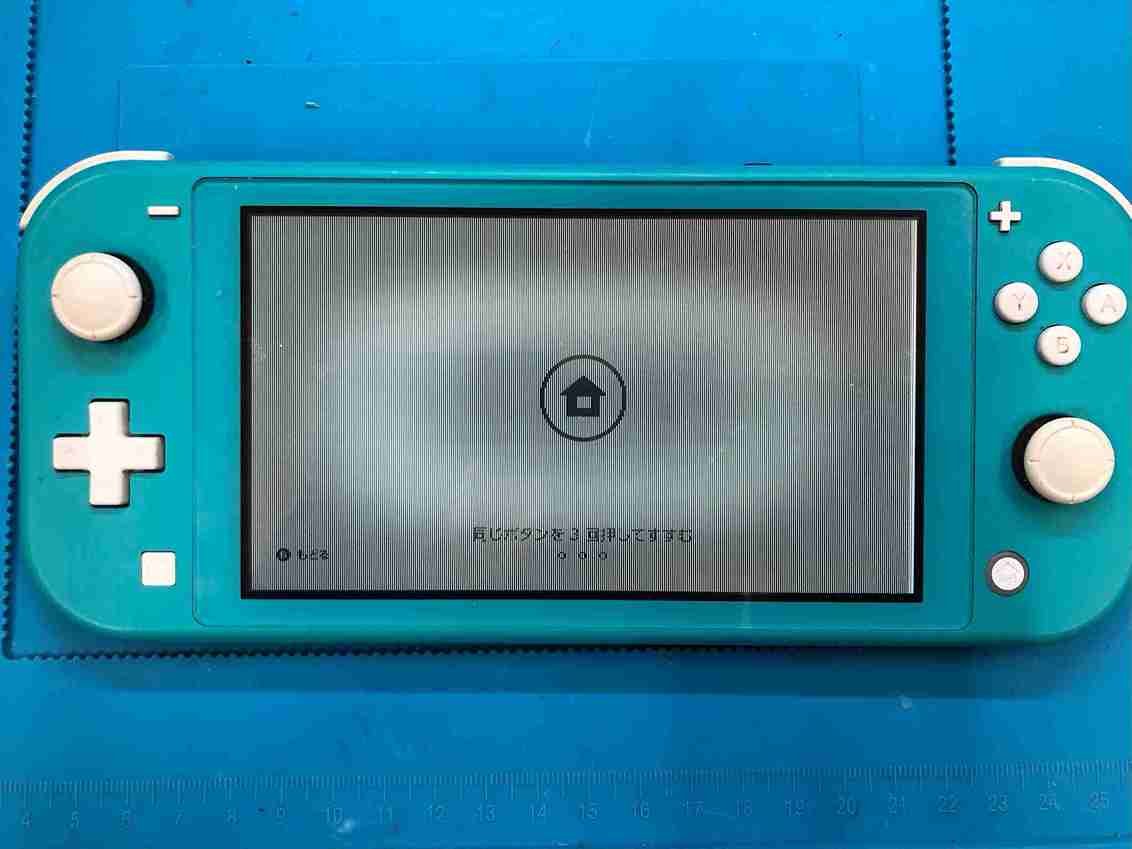 Switch Liteの画面がガビガビに？液晶ノイズの原因とデータそのまま