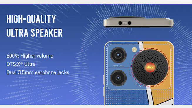 変態音楽スマホ「ZTE nubia Music」発表！まさかの「背面大型