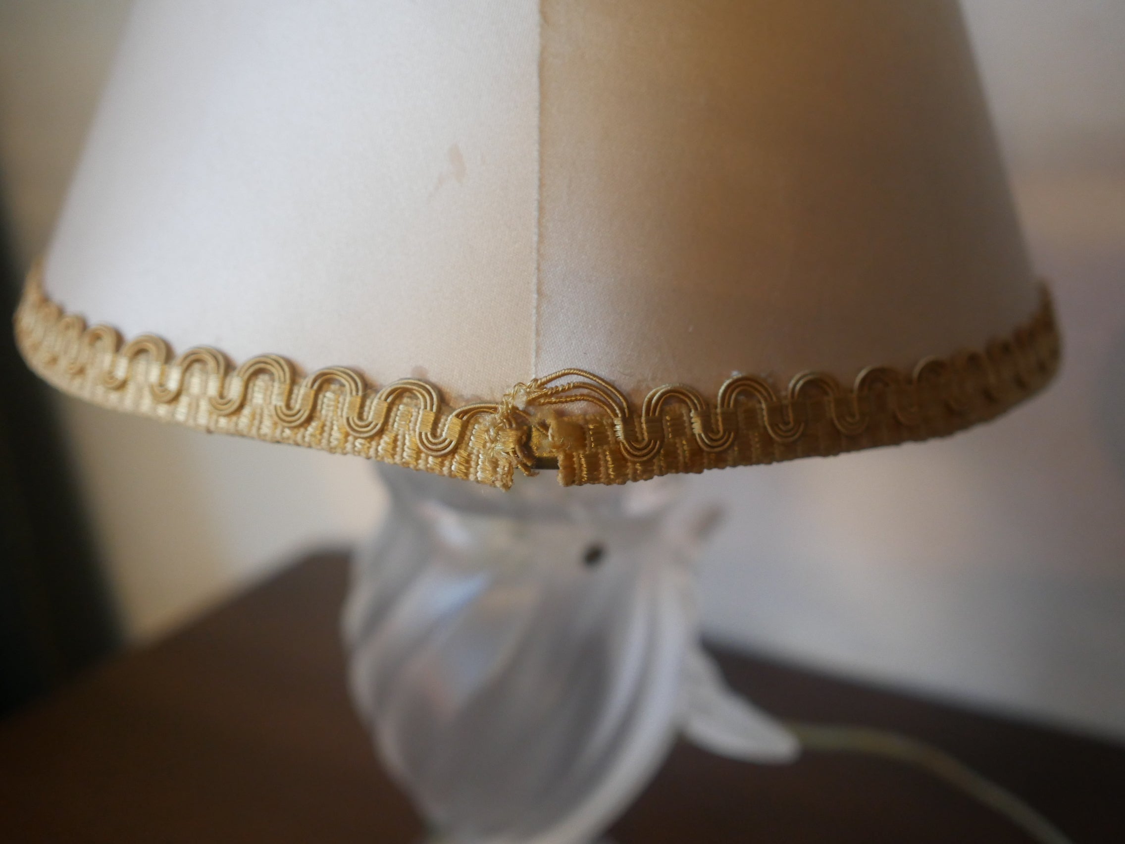 LALIQUE 卓上ランプ 鳩 フランス製 ルネ・ラリック クリスタルガラス