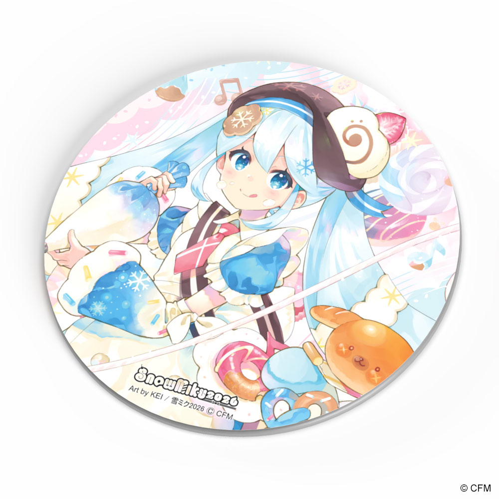 グッズ]SNOW MIKU 2026 コースターパブミラー｜SNOW MIKU 2026