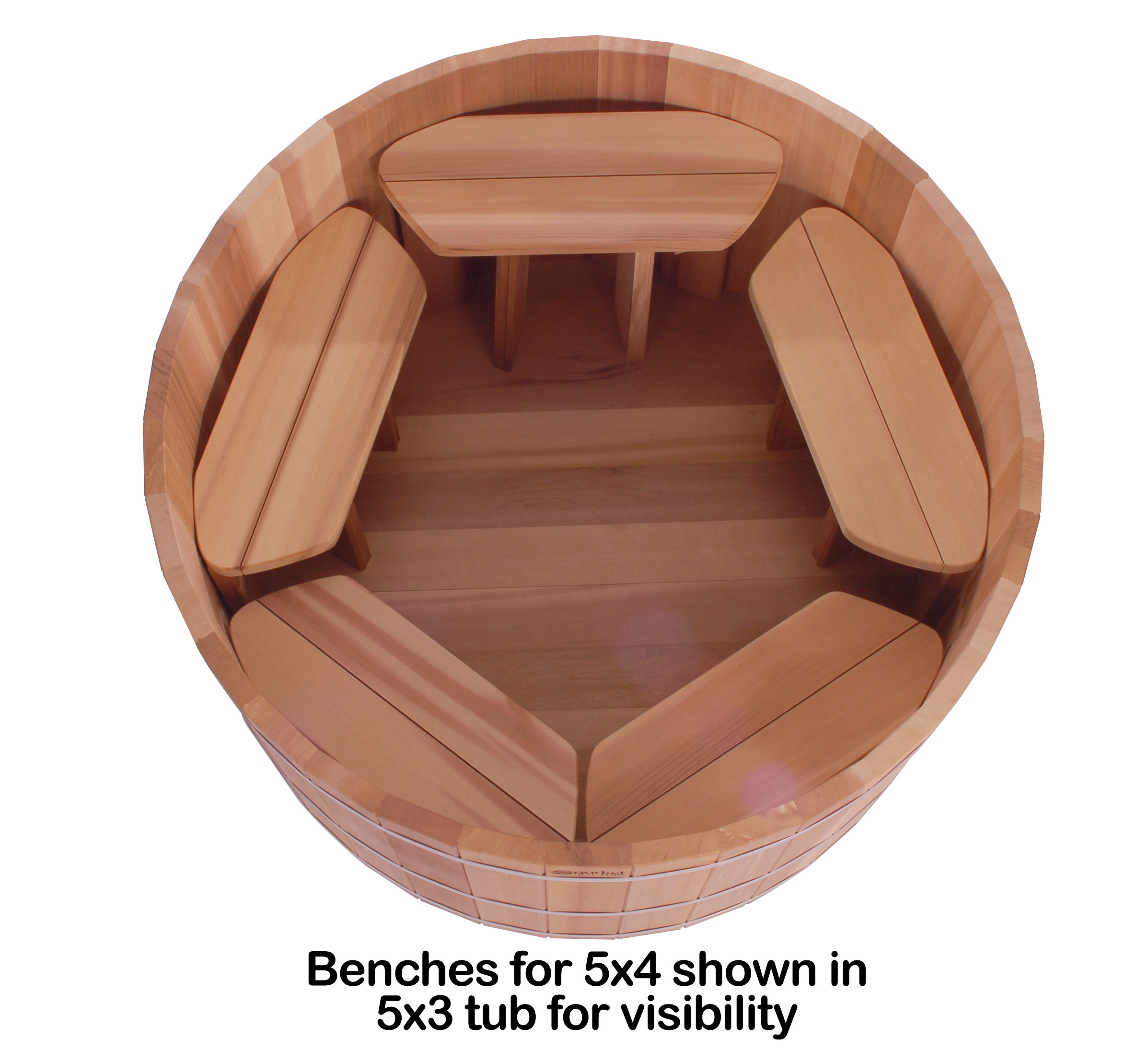 5'x4' Jetted Power Pak™ Cedar Hot Tub Package - Snorkel Hot Tubs